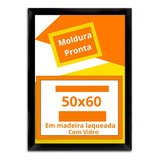 Quadro 50x60 Moldura Madeira 60x50 Com