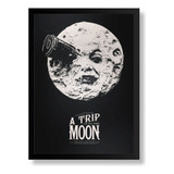 Quadro A Trip To The Moon Cinema Poster Filme