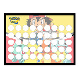 Quadro Album Expositor Porta 45 Tazos Pokemon C/ Acrilico