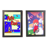 Quadro Alex Kidd Sonic Game Master System Anos 90