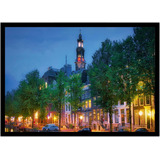 Quadro Amsterdã Capital Da Holanda Com Moldura Rc001