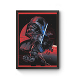 Quadro Arte Anakin Skywalker Poster Moldurado
