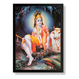 Quadro Arte Poster Krishna Modelo 43x30