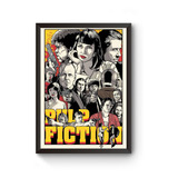 Quadro Arte Pulp Fiction Poster Moldurado