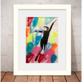 Quadro Audrey Hepburn Luxo 56x46cm Vidro + Paspatur W0214