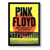 Quadro Banda Pink Floyd Arte Poster Turn Moldurado
