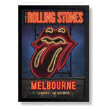 Quadro Banda The Rolling Stones Arte Moldura 42x29cm