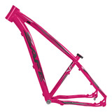 Quadro Bicicleta Aro 29 Mtb Safe Alumínio Cabeamento Interno Cor Pink