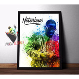 Quadro Big Notorious Big Musica Hip Hop Rap Rapper C Vidro