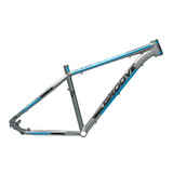 Quadro Bike Groove Mtb Riff Cinza / Azul Aro 27,5 Tam 21'