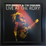Quadro Bob Marley Lp Live At The Roxy Capa Do Disco De Vinil
