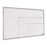 Quadro Branco Fórmica Stander 120x300 Moldura