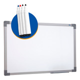 Quadro Branco Soft Color's 120x80cm Madeira Stalo 4 Canetas