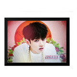 Quadro Bts Jungkook Linda Arte Foto Poster Moldurado