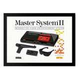Quadro Caixa Sega Master System Tectoy