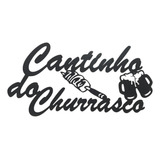 Quadro Cantinho Do Churrasco Placa Decorativa 43cm Mdf Lindo