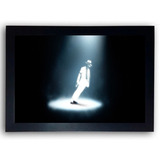 Quadro Cantor Michael Jackson Foto 44cm