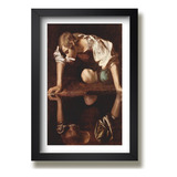 Quadro Caravaggio Narciso Arte Poster Decoracao