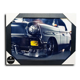 Quadro Carros Bel-air Chevrolet Gm C/ Moldura E Acetato A4