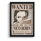 Quadro Cartaz Nico Robin One Piece