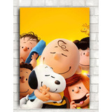 Quadro Charlie Brown & Snoopy Placa Mdf 