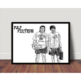 Quadro Classico / Poster C Moldura Pulp Fiction P2555