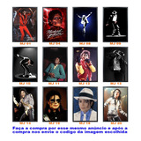 Quadro Com Moldura Michael Jackson Pop