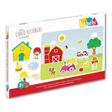 Quadro Conte Histórias Fazendinha Brinquedo Didático 3 Anos