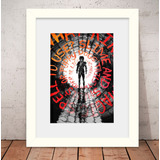 Quadro David Bowie Labyrinth 56x46cm Vidro + Paspatur W1814