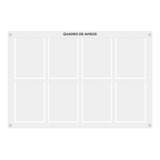 Quadro De Aviso Gestão 8 Displays