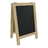 Quadro De Avisos Mini Lousa Cavalete Em Madeira Natural Mimo