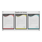 Quadro De Gestão Mdf C/3 Displays