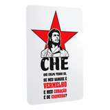 Quadro De Metal Che Guevara Frase
