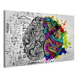 Quadro Decoração Arte Cores Para Recepção Clínica Psicologia Cor Preto Cor Da Armação Borda Infinita