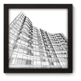 Quadro Decorativo - Arquitetura - 22cm X 22cm - 021qnua