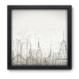 Quadro Decorativo - Arquitetura - 33cm X 33cm - 008qnub