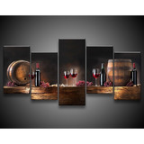 Quadro Decorativo 129x63 Sala Cozinha Gourmet Vinho Wine Kit