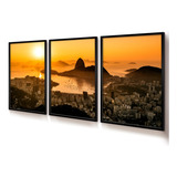 Quadro Decorativo 30x45 Foto Aérea Rio