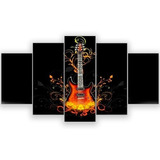 Quadro Decorativo Arte Guitarra Strato 115x60