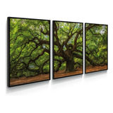 Quadro Decorativo Árvore Da Vida Paisagem Sala Quarto Casal