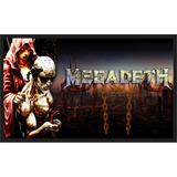 Quadro Decorativo Bandas Megadeth Thrash Metal