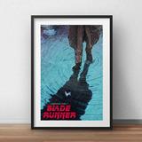 Quadro Decorativo Blade Runner Poster Cinema Cult Moldura A3
