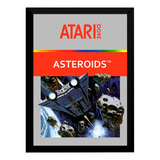 Quadro Decorativo Capa Asteroids Atari 2600
