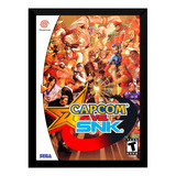 Quadro Decorativo Capa Capcom Vs Snk A3 33x45 Cm Dreamcast
