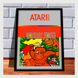 Quadro Decorativo Capa Donkey Kong Atari