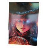 Quadro Decorativo Em Placa Mdf 29x20 Bruxa Feiticeira