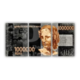 Quadro Decorativo Escritório De Empresário Nota 1 Milhão $