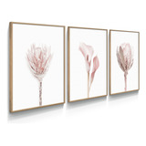 Quadro Decorativo Floral Minimalista Flor Sala Hall Quarto