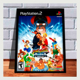 Quadro Decorativo Gamer Capa A3 Street Fighter Anthology Ps2