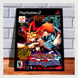 Quadro Decorativo Gamer Capa A4 Yugioh Duelists Roses 2 Ps2